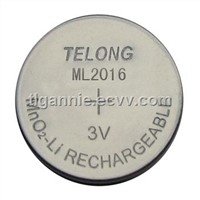 Lithium Rechargeable Button Cell (ML2016)