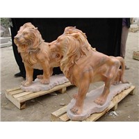 Marble Lions Marble Sculpture Animal