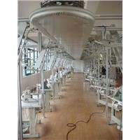 automated clothing hanging production system