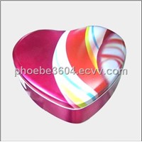 Heart Shape Tin Box (X270-77)