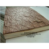 Plywood with Rock