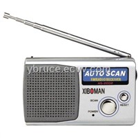 Rectangle Mini Radio with Speaker