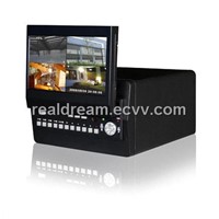 4-CH H.264 Solution Digital Video Recorder - 7"LCD Monitor