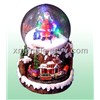 Musical Christmas Snowing Globe