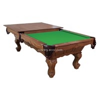 06-6 carved pool table