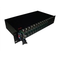 16 Slots Media Converters Rack