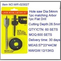 3pc High Carbon Steel Hole Saw Kit