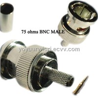 BNC Connector 75 OHMS for 2.5C-2V Cable