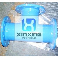 Ductile Iron All Flange Tee Fitting