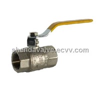 Gas ball valves with f/f thread