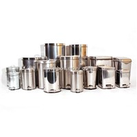 stainless steel pedal  bins