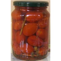 Pickled Tomato in Glass Jar