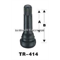TR414 snap- In tubeless tyre/tire valve