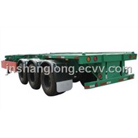 40 Feet Triple Axle Skeletal Trailer