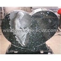 Broken Heart Inlaid Weeping Woman Carving Monuments