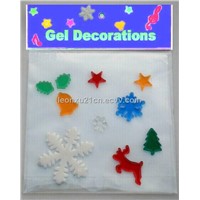 Christmas Window Gel Sticker