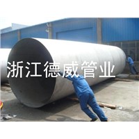 big stainless steel welded pipes