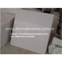 pure white marble tiles