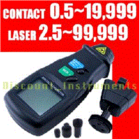 Digital Laser Sensor Photo & Contact Tachometer Tach