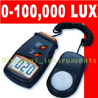 Digital Light meter 100,000 Lux LCD Lab Photo Camera