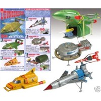THUNDERBIRDS Collection F-Toys 5 complete set
