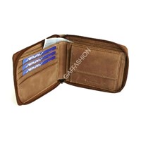 Unisex wallet with purse and compartment for notes and cards
