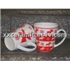 12oz conical ceramic mugs