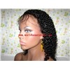 14'' 1B jerry curl M lightbrown full lace wig
