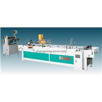 One Side Gluing Plastic Box Making Machine