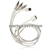 iPhone AV Cable / Audio Cable / RCA Cable / Video Cable