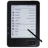 Brucomax 8&amp;quot; Touch Panel Ebook Reader with WiFi