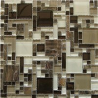 Glass Mixed Marble Mosaic (KSL-9031)