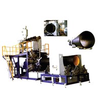 HDPE Large-diameter Hollowness Wall Winding Pipe Production Line