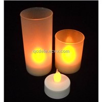 LED Tealight Candle with Holder