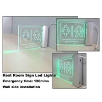 LED Emergency Exit Light (CL-812T) - New Restroom Style