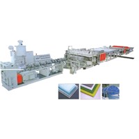 PC, PP, PE, PVCHollow Grid Board Production Line.