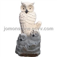 Stone Owl Carving (XMJ-SC64)