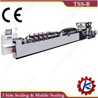 TSS-B Series Three Side Sealing &amp;amp; Middle Sealing Bag Making Machine