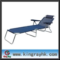 leisure bed with durable steel tube,easy to fold