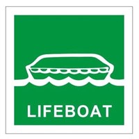 Marine Safety Signs - Lifeboat