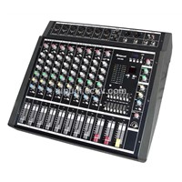 Professional 8 Channels Powered Mixer Console