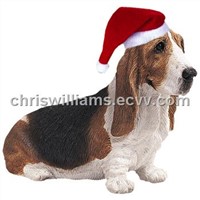 Basset Hound Dog Ornament