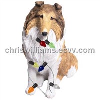 Collie Dog Ornament