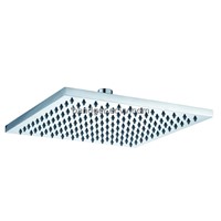 CP 10" Square Brass Shower Head with Round Nozzles (HOA1001)