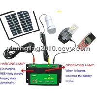 Solar Lighting Kit with Mobile Charging