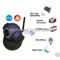 Wireless PTZ IP Camera Security System with Dual Audio Remote Control