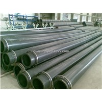 UHMWPE Pipe Instead of Steel Pipe to Transport Mud &amp;amp; Water