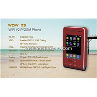WOW 3 ---Wi-Fi VOIP GSM IP phone