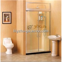 Two Fixed Two Linked Sliding Doors Shower Screen