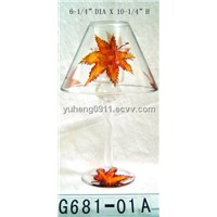 2011 fashion style candle holder/glass candle holder/home decoration/glassware/glass crafts HOT sale